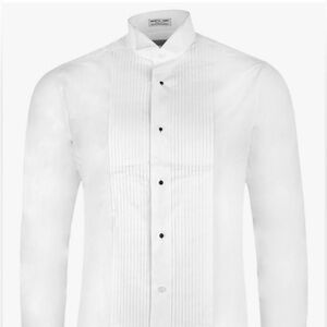 Kyle Thomas Tuxedo Shirt Size Medium 15.5” Neck 34/35 Sleeve